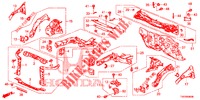 FRONT BULKHEAD/DASHBOARD  for Honda CIVIC 1.4 S 5 Doors 6 speed manual 2013
