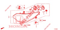HEADLIGHT  for Honda CIVIC 1.4 S 5 Doors 6 speed manual 2013