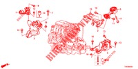ENGINE MOUNTS (1.4L) for Honda CIVIC 1.4 EXECUTIVE 5 Doors 6 speed manual 2013