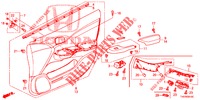FRONT DOOR LINING (LH) for Honda CIVIC DIESEL 1.6 EXECUTIVE 5 Doors 6 speed manual 2013