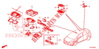 INTERIOR LIGHT  for Honda CIVIC DIESEL 1.6 EXECUTIVE 5 Doors 6 speed manual 2013