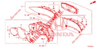 SPEEDOMETER  for Honda CIVIC DIESEL 1.6 EXECUTIVE 5 Doors 6 speed manual 2013
