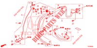 AIR CONDITIONER (FLEXIBLES/TUYAUX) (DIESEL) (1.6L) (LH) for Honda CIVIC DIESEL 1.6 LIFESTYLE 5 Doors 6 speed manual 2013