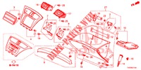 INSTRUMENT GARNISH (COTE DE PASSAGER) (LH) for Honda CIVIC DIESEL 1.6 LIFESTYLE 5 Doors 6 speed manual 2013