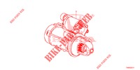 STARTER MOTOR (DENSO) (DIESEL) (1.6L) for Honda CIVIC DIESEL 1.6 LIFESTYLE 5 Doors 6 speed manual 2013