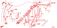 AIR CONDITIONER (FLEXIBLES/TUYAUX) (LH) for Honda CIVIC 1.8 COMFORT 5 Doors 6 speed manual 2013
