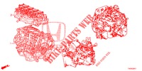 ENGINE ASSY./TRANSMISSION  ASSY. (1.8L) for Honda CIVIC 1.8 COMFORT 5 Doors 6 speed manual 2013