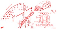 MOLDING/PROTECTOR  for Honda CIVIC 1.8 COMFORT 5 Doors 6 speed manual 2013
