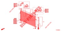 AIR CONDITIONER (CONDENSATEUR) for Honda CIVIC 1.8 EXECUTIVE 5 Doors 6 speed manual 2013