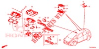 INTERIOR LIGHT  for Honda CIVIC 1.8 EXECUTIVE 5 Doors 6 speed manual 2013