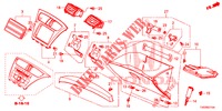 INSTRUMENT GARNISH (COTE DE PASSAGER) (LH) for Honda CIVIC 1.8 LIFESTYLE 5 Doors 6 speed manual 2013