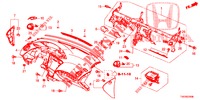 INSTRUMENT PANEL UPPER (LH) for Honda CIVIC 1.8 LIFESTYLE 5 Doors 6 speed manual 2013