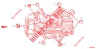 GROMMET (INFERIEUR) for Honda CIVIC 1.8 S 5 Doors 6 speed manual 2013