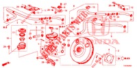 BRAKE MASTER CYLINDER/MAS TER POWER (LH) for Honda CIVIC 1.8 EXECUTIVE 5 Doors 6 speed manual 2013