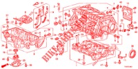 CYLINDER BLOCK/OIL PAN (1.8L) for Honda CIVIC 1.8 EXECUTIVE 5 Doors 6 speed manual 2013