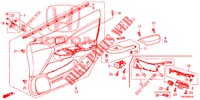 FRONT DOOR LINING (LH) for Honda CIVIC 1.8 EXECUTIVE 5 Doors 6 speed manual 2013