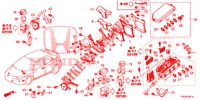 CONTROL UNIT (COMPARTIMENT MOTEUR) (1) (DIESEL) (2.2L) for Honda CIVIC DIESEL 2.2 EXECUTIVE 5 Doors 6 speed manual 2013