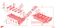 CYLINDER HEAD (DIESEL) (2.2L) for Honda CIVIC DIESEL 2.2 EXECUTIVE 5 Doors 6 speed manual 2013