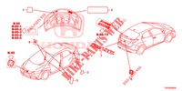 EMBLEMS/CAUTION LABELS  for Honda CIVIC DIESEL 2.2 EXECUTIVE 5 Doors 6 speed manual 2013