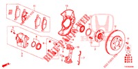 FRONT BRAKE  for Honda CIVIC DIESEL 2.2 EXECUTIVE 5 Doors 6 speed manual 2013