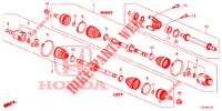FRONT DRIVESHAFT/HALF SHA FT (DIESEL) (2.2L) for Honda CIVIC DIESEL 2.2 EXECUTIVE 5 Doors 6 speed manual 2013