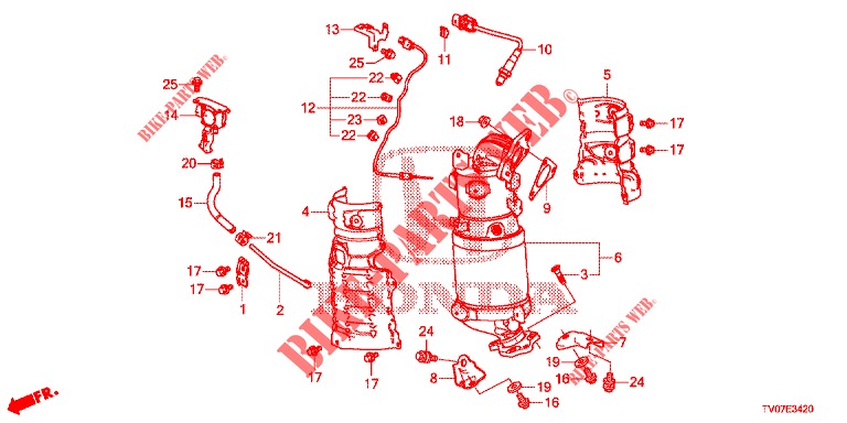 TORQUE CONVERTER (DIESEL) (2.2L) for Honda CIVIC DIESEL 2.2 S 5 Doors 6 speed manual 2013
