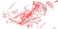 FLOOR MAT/INSULATOR  for Honda CIVIC 1.4 ELEGANCE 5 Doors 6 speed manual 2015