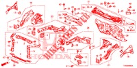 FRONT BULKHEAD/DASHBOARD  for Honda CIVIC 1.4 ELEGANCE 5 Doors 6 speed manual 2015
