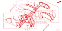 SPEEDOMETER  for Honda CIVIC 1.4 ELEGANCE 5 Doors 6 speed manual 2015