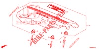 ENGINE COVER (DIESEL) for Honda CIVIC DIESEL 1.6 EXECUTIVE AUDIOLESS 5 Doors 6 speed manual 2015