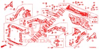 FRONT BULKHEAD/DASHBOARD  for Honda CIVIC DIESEL 1.6 EXECUTIVE AUDIOLESS 5 Doors 6 speed manual 2015
