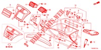 INSTRUMENT GARNISH (COTE DE PASSAGER) (LH) for Honda CIVIC DIESEL 1.6 EXECUTIVE AUDIOLESS 5 Doors 6 speed manual 2015