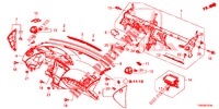INSTRUMENT PANEL UPPER (LH) for Honda CIVIC DIESEL 1.6 EXECUTIVE AUDIOLESS 5 Doors 6 speed manual 2015