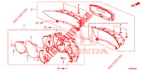 SPEEDOMETER  for Honda CIVIC DIESEL 1.6 EXECUTIVE AUDIOLESS 5 Doors 6 speed manual 2015