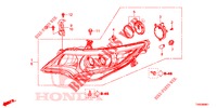 HEADLIGHT (LED) for Honda CIVIC DIESEL 1.6 EXCLUSIVE 5 Doors 6 speed manual 2015