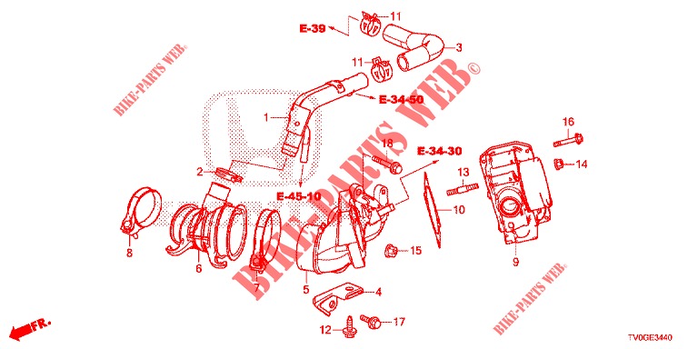 CONTROL VALVE INLET PRESSURE (DIESEL) for Honda CIVIC DIESEL 1.6 EXCLUSIVE 5 Doors 6 speed manual 2015