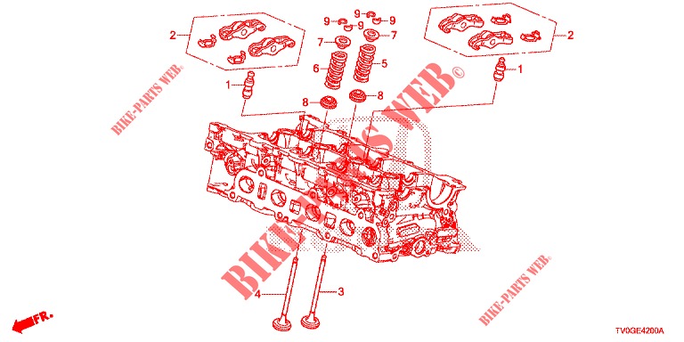 VALVE/ROCKER ARM (DIESEL) for Honda CIVIC DIESEL 1.6 EXCLUSIVE 5 Doors 6 speed manual 2015