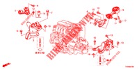 ENGINE MOUNTS (1.4L) for Honda CIVIC 1.4 COMFORT 5 Doors 6 speed manual 2016