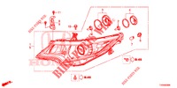 HEADLIGHT  for Honda CIVIC 1.4 COMFORT 5 Doors 6 speed manual 2016