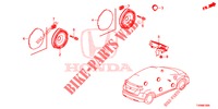ANTENNA/SPEAKER  for Honda CIVIC 1.4 ELEGANCE 5 Doors 6 speed manual 2016