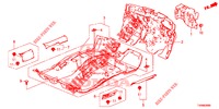 FLOOR MAT/INSULATOR  for Honda CIVIC 1.4 ELEGANCE 5 Doors 6 speed manual 2016