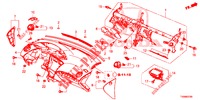INSTRUMENT PANEL UPPER (LH) for Honda CIVIC 1.4 ELEGANCE 5 Doors 6 speed manual 2016