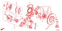 FRONT BRAKE  for Honda CIVIC 1.4 S 5 Doors 6 speed manual 2016