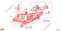 HEADLIGHT  for Honda CIVIC 1.4 S 5 Doors 6 speed manual 2016