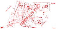 AIR CONDITIONER (FLEXIBLES/TUYAUX) (DIESEL) (LH) for Honda CIVIC DIESEL 1.6 EXECUTIVE NAVI EDITION X 5 Doors 6 speed manual 2016