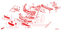 FRONT BUMPER  for Honda CIVIC DIESEL 1.6 EXECUTIVE NAVI EDITION X 5 Doors 6 speed manual 2016