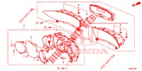 SPEEDOMETER  for Honda CIVIC DIESEL 1.6 EXECUTIVE NAVI EDITION X 5 Doors 6 speed manual 2016