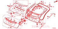 TAILGATE PANEL (2D)  for Honda CIVIC DIESEL 1.6 EXECUTIVE NAVI EDITION X 5 Doors 6 speed manual 2016