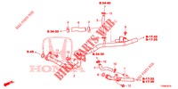 WATER HOSE/HEATER DUCT (DIESEL) for Honda CIVIC DIESEL 1.6 EXECUTIVE NAVI EDITION X 5 Doors 6 speed manual 2016