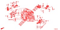 ENGINE MOUNTS (DIESEL) for Honda CIVIC DIESEL 1.6 LIFSTYLE 5 Doors 6 speed manual 2016